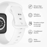 imoshion Bracelet en silicone⁺ Apple Watch | 38/40/41/42 mm - Taille S/M - Blanc