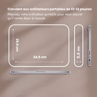 Selencia Pochette ordinateur puffy 13-14 pouces - Mocha
