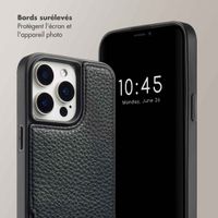 Selencia Coque de télephone Nova avec cordon et porte-cartes Apple iPhone 15 Pro Max - Noir