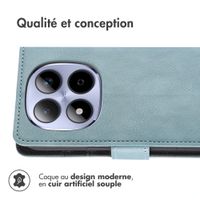 imoshion Étui de télephone portefeuille de luxe Xiaomi Redmi Note 15 Pro Plus (5G) - Bleu clair