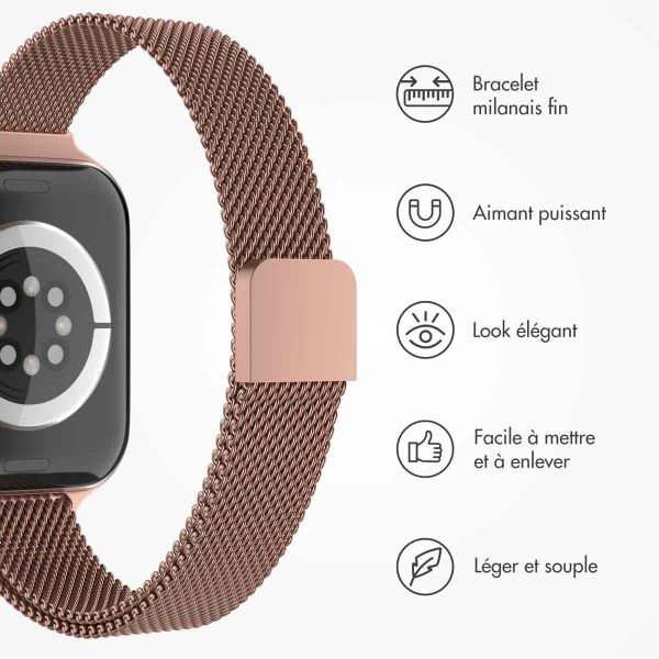 imoshion Bracelet slim Milanese Apple Watch | 38/40/41/42 mm - Vintage Gold