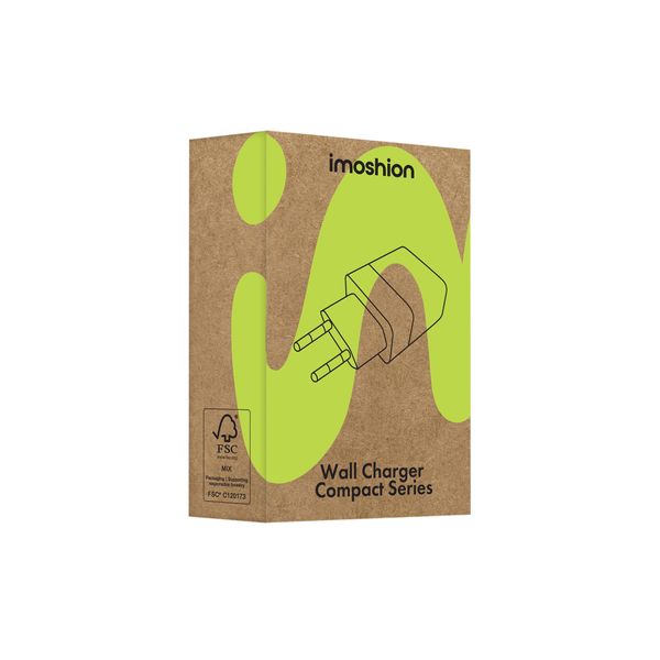 imoshion Adapteur secteur - Chargeur - USB-C + USB-A - Power Delivery et Quick Charge - 35W - Noir