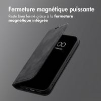imoshion Étui de téléphone portefeuille Slim Honor 600 Lite - Noir