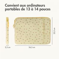 imoshion Pochette ordinateur Design 13-14 pouces - Garden Stripes