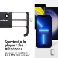 imoshion Support de téléphone en aluminium pour vélo - Léger - Universel - Noir