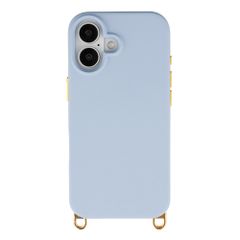 Selencia Coque arrière Rivièra avec MagSafe avec crochets amovibles Apple iPhone 17 - Powder Blue