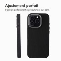 Accezz Coque arrière Mesh avec MagSafe Apple iPhone 16 Pro - Noir