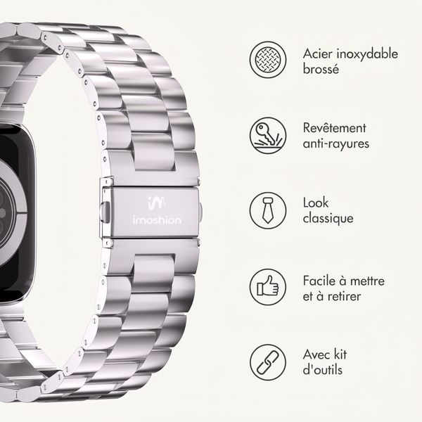 imoshion Bracelet acier Apple Watch | 38/40/41/42 mm - Argent