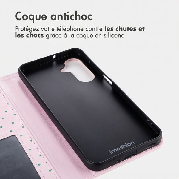 imoshion Étui de télephone portefeuille Design Samsung Galaxy A37 (5G) - Happy Dots