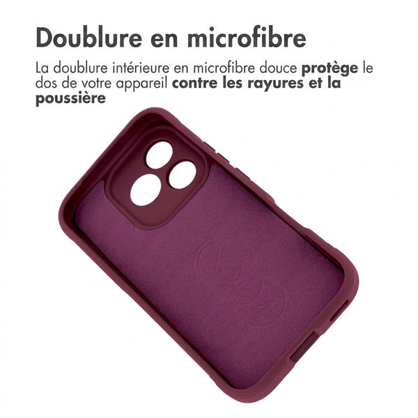 imoshion EasyGrip Backcover Honor 600 Lite - Aubergine