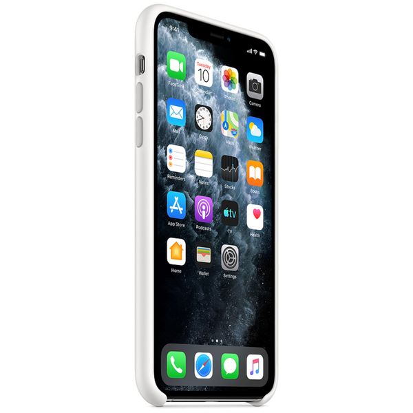 Apple Coque en silicone Apple iPhone 11 Pro Max - White
