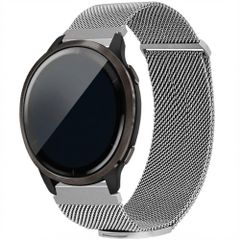 imoshion Bracelet magnétique milanais  - Connexion universelle 22 mm - Taille M - Argent