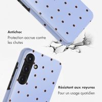 Selencia Coque arrière Vivid avec MagSafe Samsung Galaxy S25 - Happy Dots Digital Sky