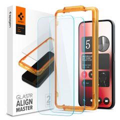 Spigen Protection d'écran en verre trempé GLAStR Fit 2 Paquets + Applicator Nothing Phone (2a) / (2a) Plus