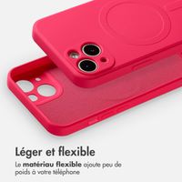 imoshion Coque Couleur avec MagSafe Apple iPhone 13 - Neon Pink