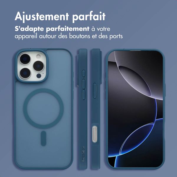 imoshion Coque Color Guard avec MagSafe Apple iPhone 16 Pro Max - Bleu foncé