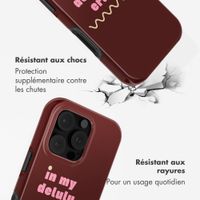 Selencia Coque arrière Vivid avec MagSafe Apple iPhone 16 Pro - Delulu