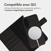 imoshion Étui portefeuille luxe 2-en-1 amovible Samsung Galaxy A55 - Noir