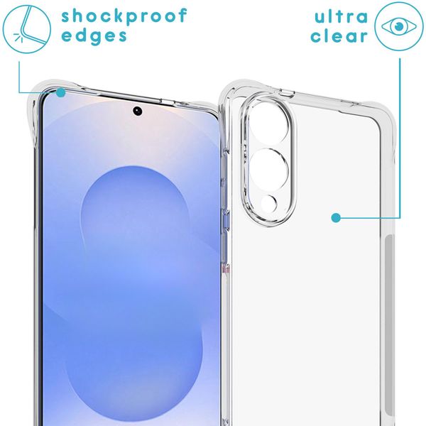 imoshion Coque arrière transparente avec cordon Samsung Galaxy S25 Edge - Noir