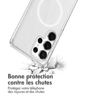 imoshion Coque Pailletée avec MagSafe Samsung Galaxy S24 Ultra - Paillettes Transparent