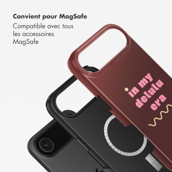 Selencia Coque arrière Vivid avec MagSafe Apple iPhone Air - Delulu
