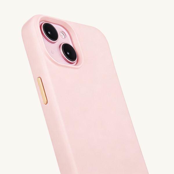 Selencia Coque arrière Rivièra avec MagSafe avec crochets amovibles Apple iPhone 14 / 13 - Sorbet Pink