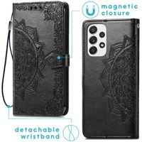 imoshion Etui de télephone Mandala Samsung Galaxy A53 - Noir