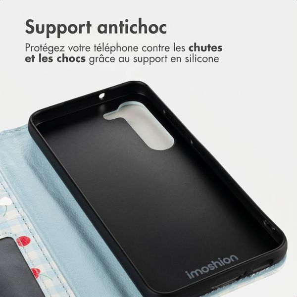 imoshion Étui de télephone portefeuille Design Samsung Galaxy S23 - Cherry Check