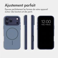 imoshion Coque arrière Color avec Thin MagSafe Ring Apple iPhone 18 Pro Max / 17 Pro Max - Bleu foncé