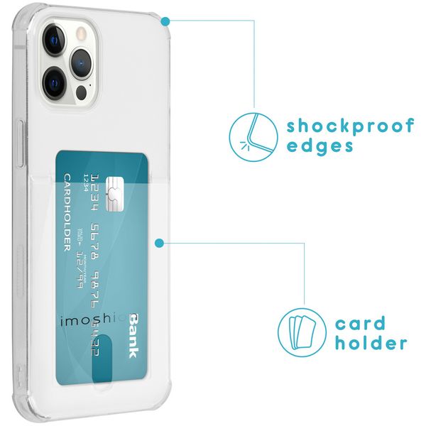imoshion Coque silicone avec support de passe Apple iPhone 12 Pro Max - Transparent