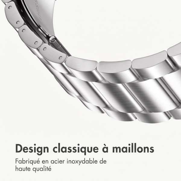 imoshion Bracelet acier Apple Watch | 44/45/46/49 mm - Argent