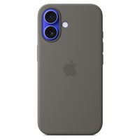 Apple Coque en silicone MagSafe Apple iPhone 16 - Stone Gray