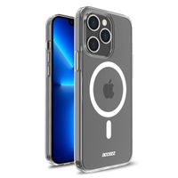 Accezz Coque Clear avec MagSafe Apple iPhone 13 Pro Max - Transparent