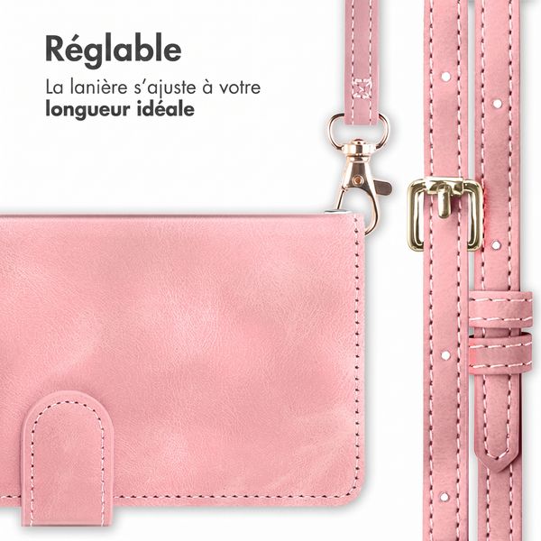 imoshion Etui de télephone portefeuille avec cordon Xiaomi Redmi Note 17 Pro Max - Rose