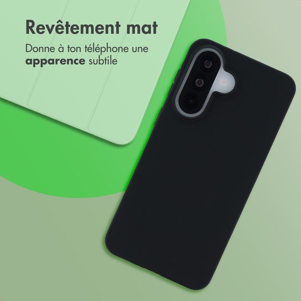 imoshion Coque Couleur Samsung Galaxy A37 (5G) - Noir