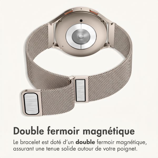imoshion Bracelet magnétique milanais  - Connexion universelle 20 mm - Starlight