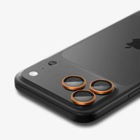 Spigen Optik Pro EZ Fit Lens Protector - Protection d'objectif de caméra (lot de 2) Apple iPhone 17 Pro (Max) / 16 Pro (Max) / 15 Pro (Max) / 14 Pro (Max) - Orange