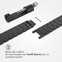 Selencia Bracelet à maillons scintillants Apple Watch | 38/40/41/42 mm - Noir