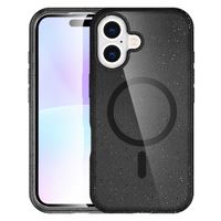 imoshion Coque Pailletée avec MagSafe Apple iPhone 17 - Noir