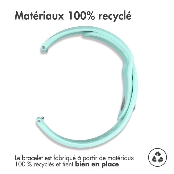 imoshion Bracelet sport en silicone  - Connexion universelle 22 mm - Vert menthe