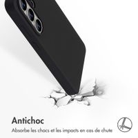 Accezz Coque Liquid Silicone avec MagSafe Samsung Galaxy S26 Ultra - Noir