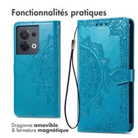 imoshion Etui de télephone Mandala Oppo Reno 8 5G - Turquoise