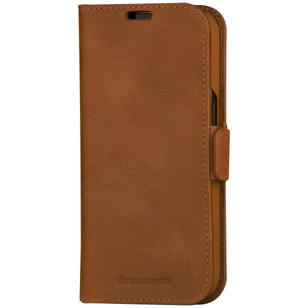 dbramante1928 Étui de télephone portefeuille Copenhagen Apple iPhone 15 Pro - Marron