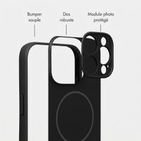 Accezz Coque Grip avec MagSafe Apple iPhone 15 Pro - Noir