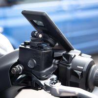SP Connect Support de téléphone Brake Mount SPC+ pour scooter / moto - Réservoir de liquide de frein - Noir