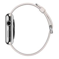 Apple Bracelet en nylon tressé Apple Watch | 38/40/41/42 mm - White Pearl