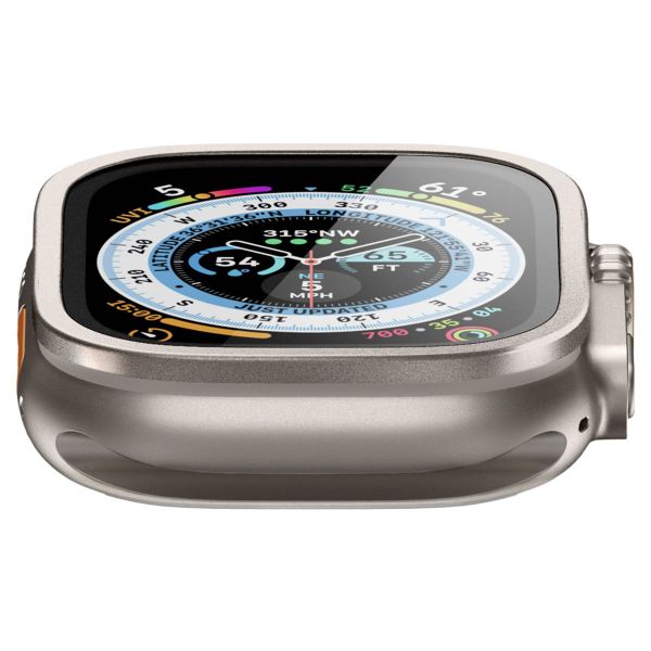 Spigen Protection d'écran Glas.tR Slim Pro Apple Watch Ultra 1 / 2 - 49 mm - Titanium