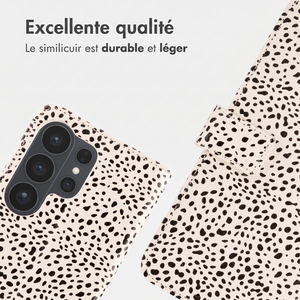 imoshion Étui de télephone portefeuille Design Samsung Galaxy S26 Ultra - Desert Dots