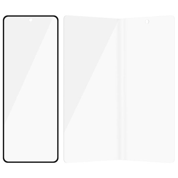 PanzerGlass Protection d'écran en verre trempé Case Friendly Samsung Galaxy Z Fold3 - Zwart