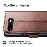 imoshion Étui de télephone portefeuille de luxe Google Pixel 9A - Marron foncé
